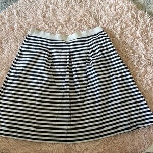 Loft navy and white striped skirt. Nwot. Size 14